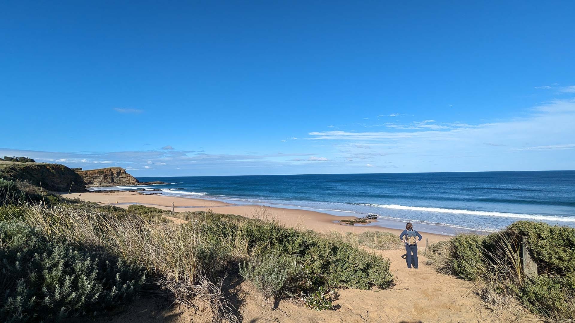 South Gippsland's Seaside Gem: The George Bass Coastal Walk, Jess Nehme, South Gippsland, Hiker, day hike, Victorian coast, beach