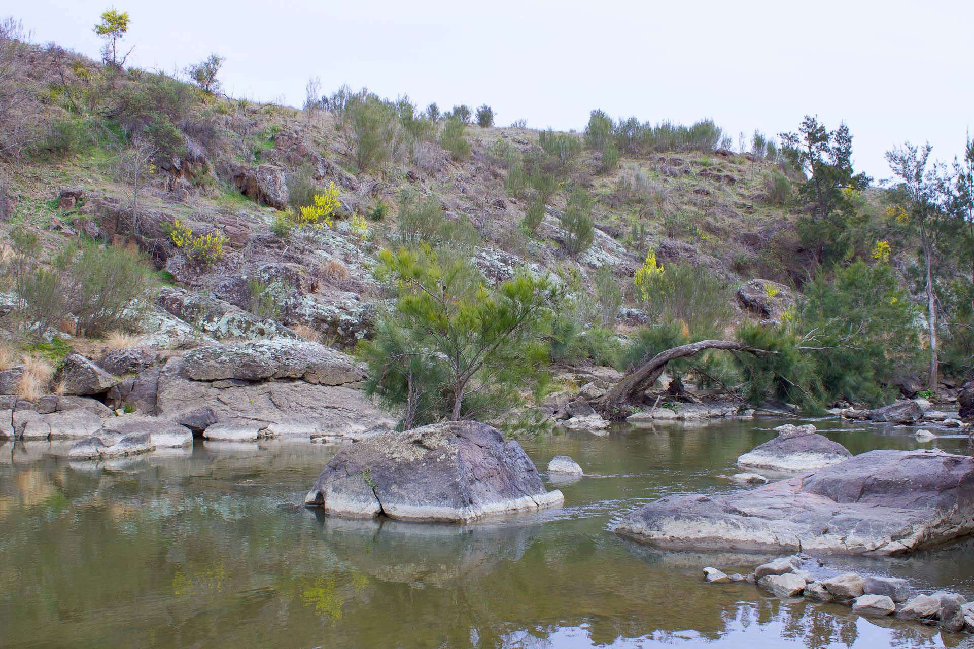 My Secret Way of Sitting in Nature & Still Being Productive, journal, river, river rocks, rocks, stream