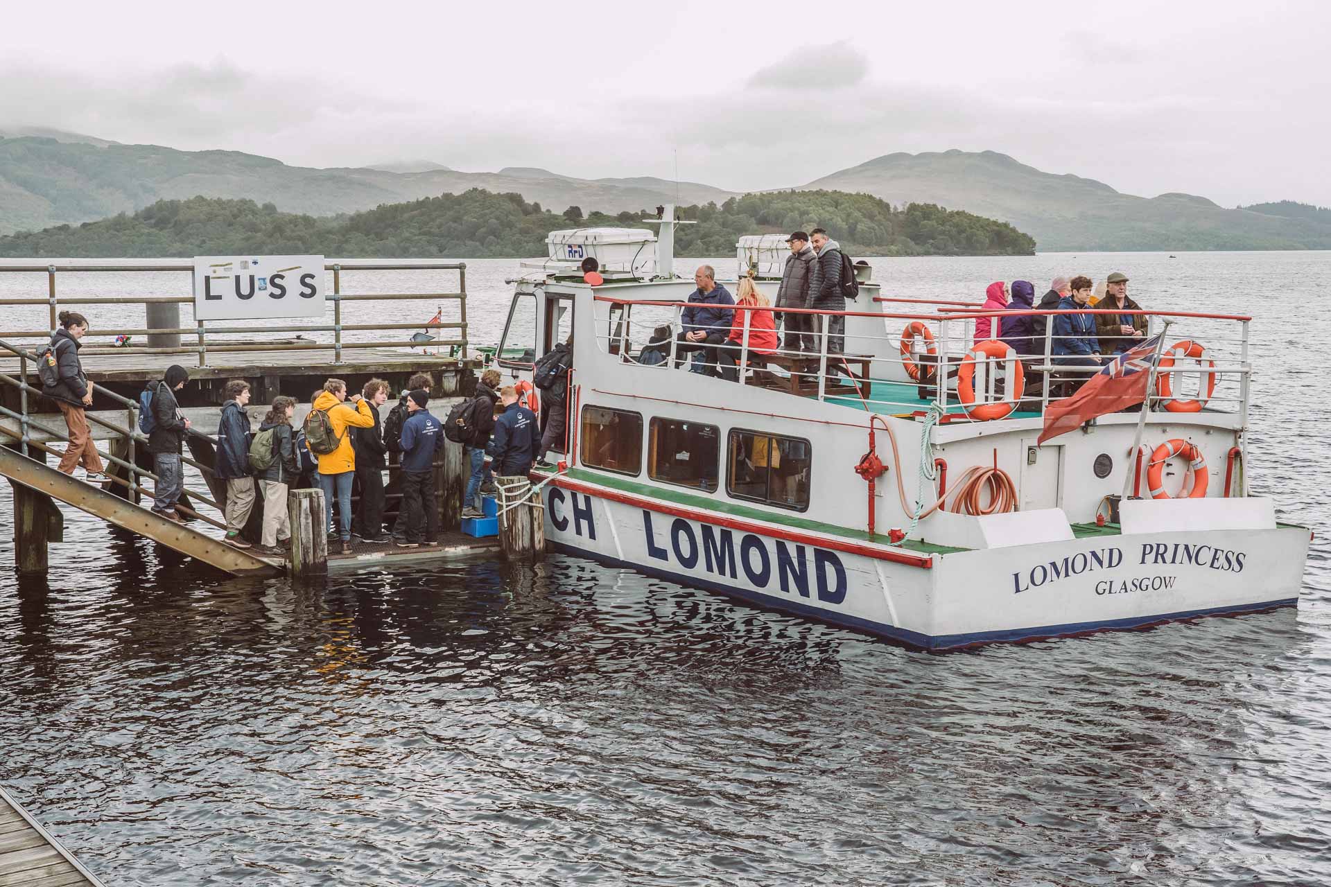 Loch Lomond: Where The Highlands Meet The Lowlands, scotland, scotland hiking, lochs of scotland, loch lomond, tour group on a loch lomond cruise