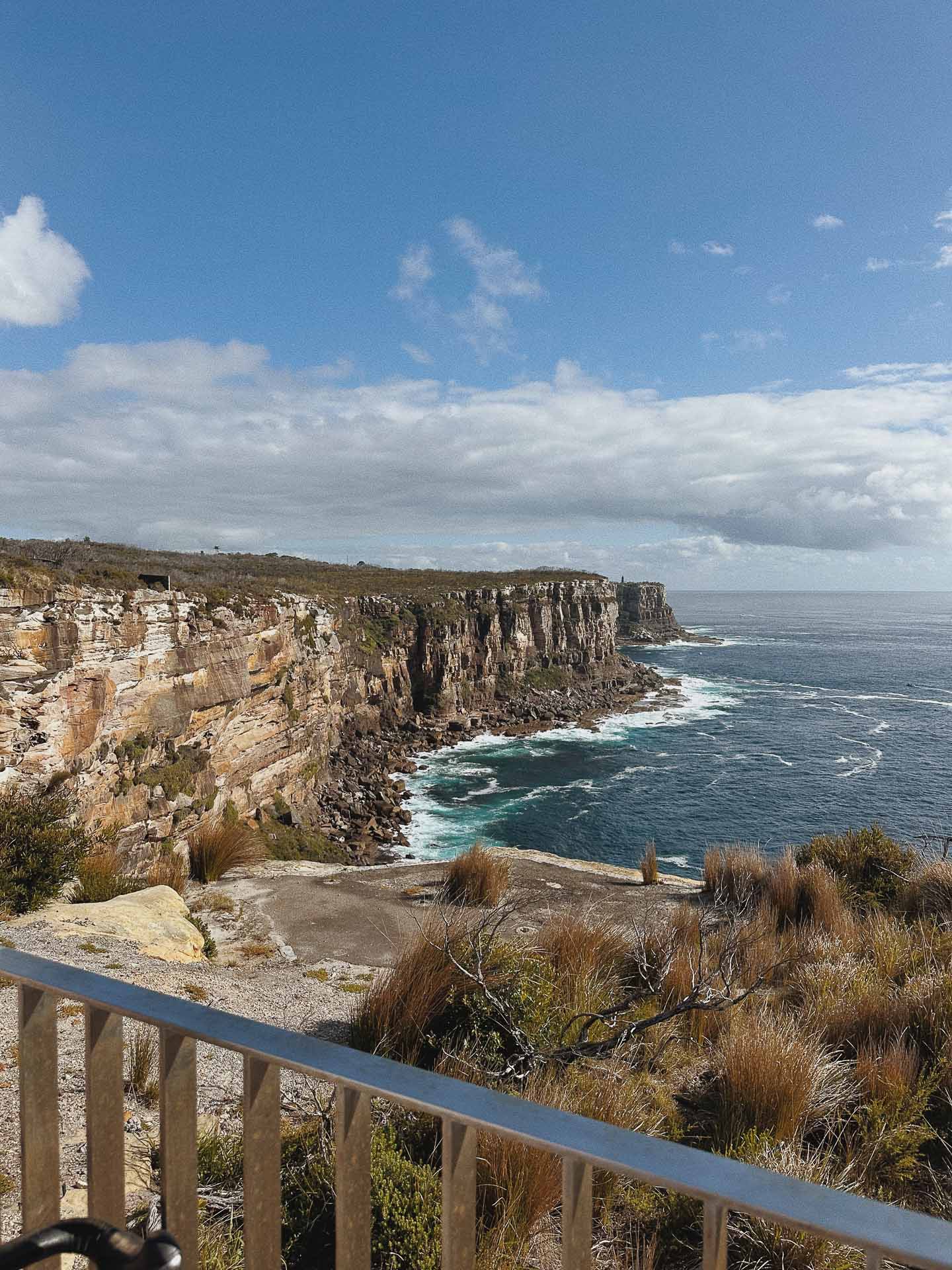 Yiningma lookout North Head, Blue fish point, photo by tim Ashelford, cliffs, sydney, nsw, lookout, ocean