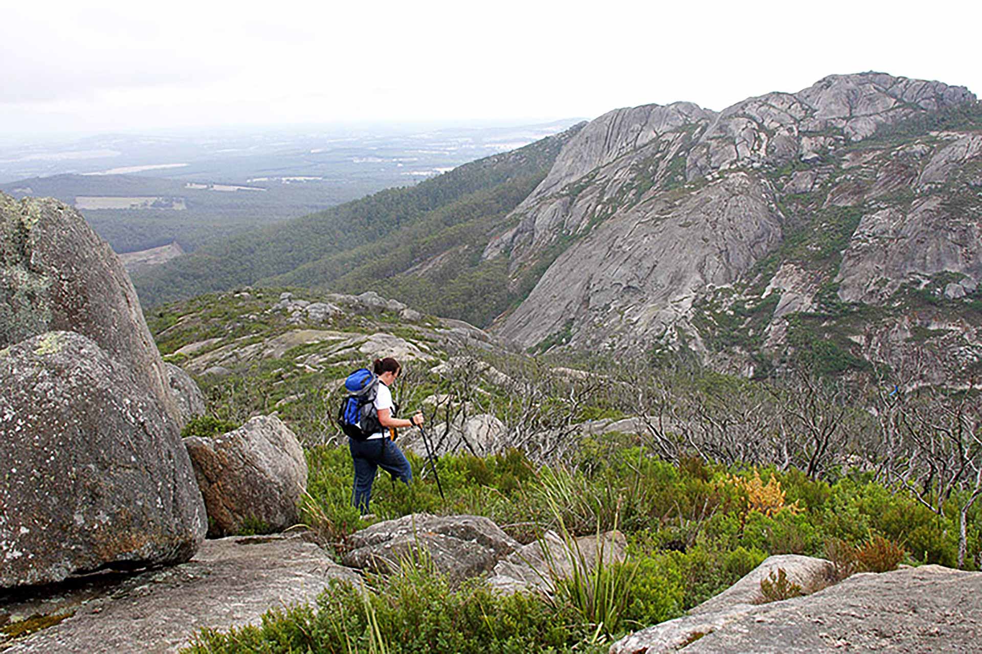 WA Has Announced the Top 150 Trails in the State, western australia, wa hikes, woman hiking nancy peak in western australia, jane pelusey