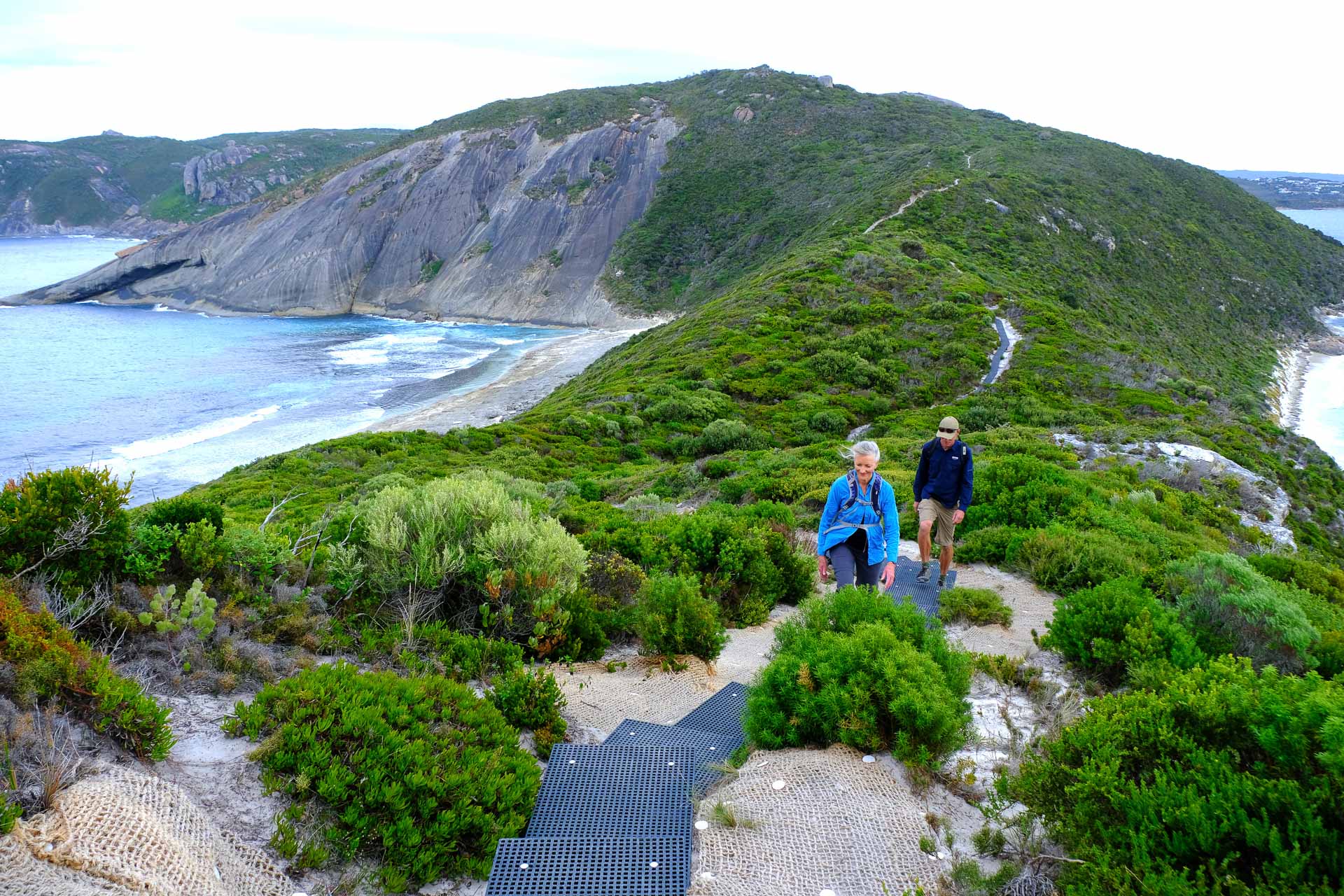WA Has Announced the Top 150 Trails in the State, western australia, wa hikes, jane pelusey, two people hiking through bald head in western australia