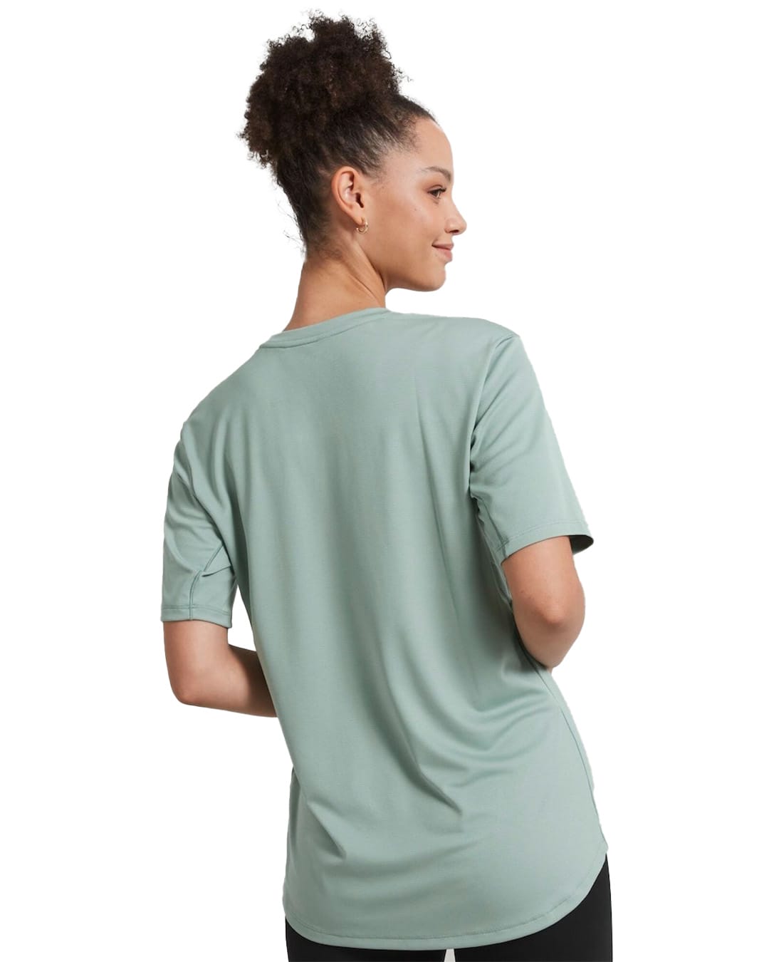 Kathmandu’s Zany New Collab With Jason Woodside Brings Bulk Colour to Your Outdoor Outfit, sponsored, outdoor gear, outdoor kit, outdoor fashion, t-shirt, woman modelling sun-stopper women's short sleeve t-shirt from the kathmandu summer range