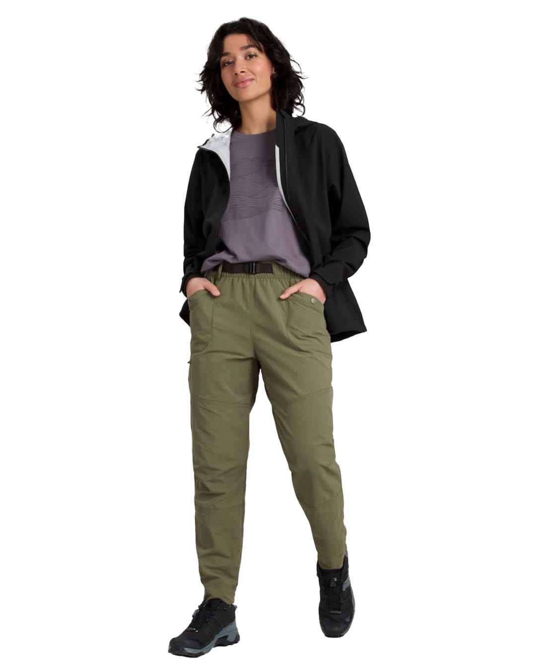 Kathmandu’s Zany New Collab With Jason Woodside Brings Bulk Colour to Your Outdoor Outfit, sponsored, outdoor gear, outdoor kit, outdoor fashion, woman modelling the evry-day women's pant from the kathmandu summer range