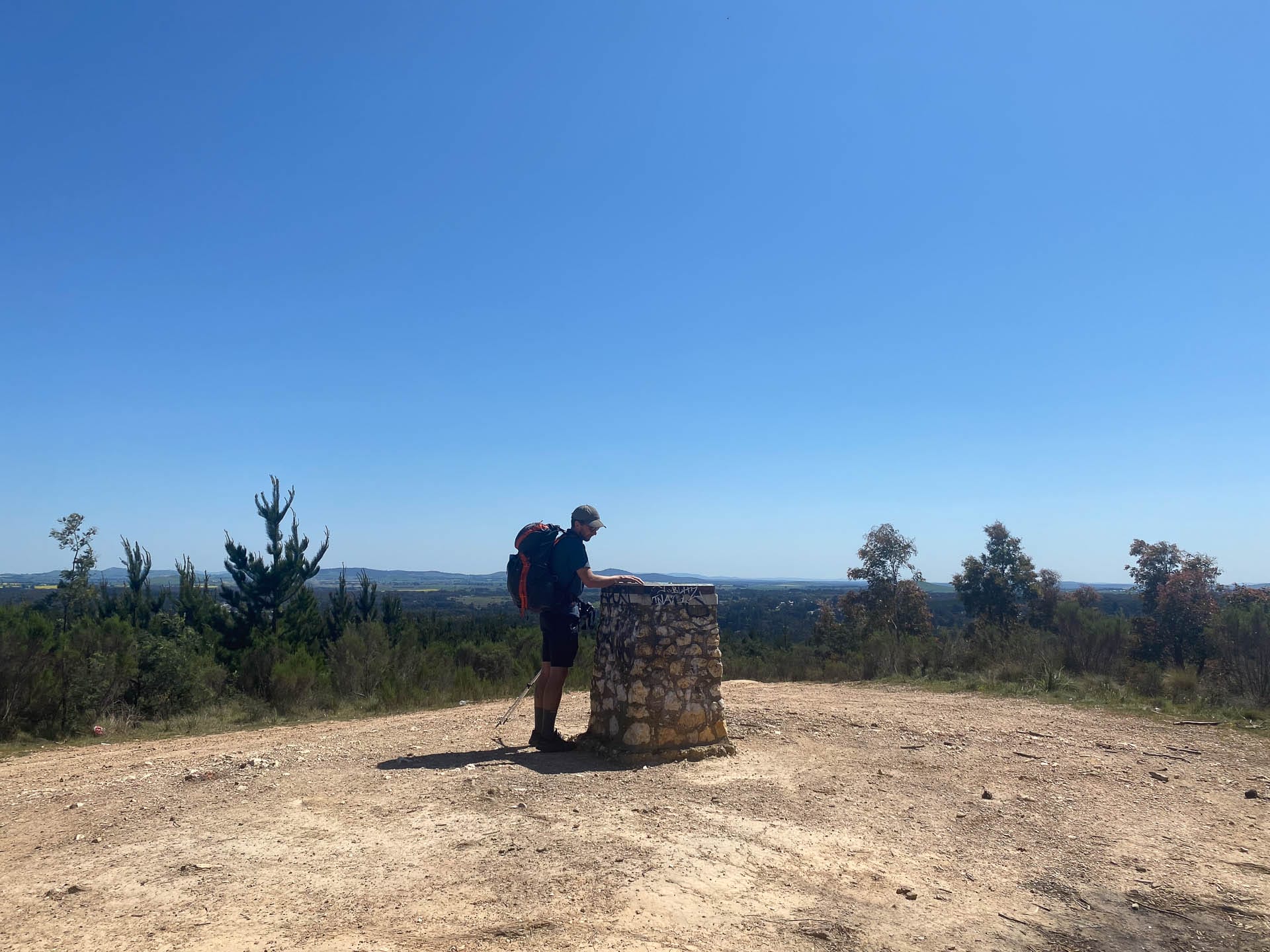 Hiking From Daylesford to Ballarat on the Goldfields Track, Reanna Clark, Victoria, hiking, rest