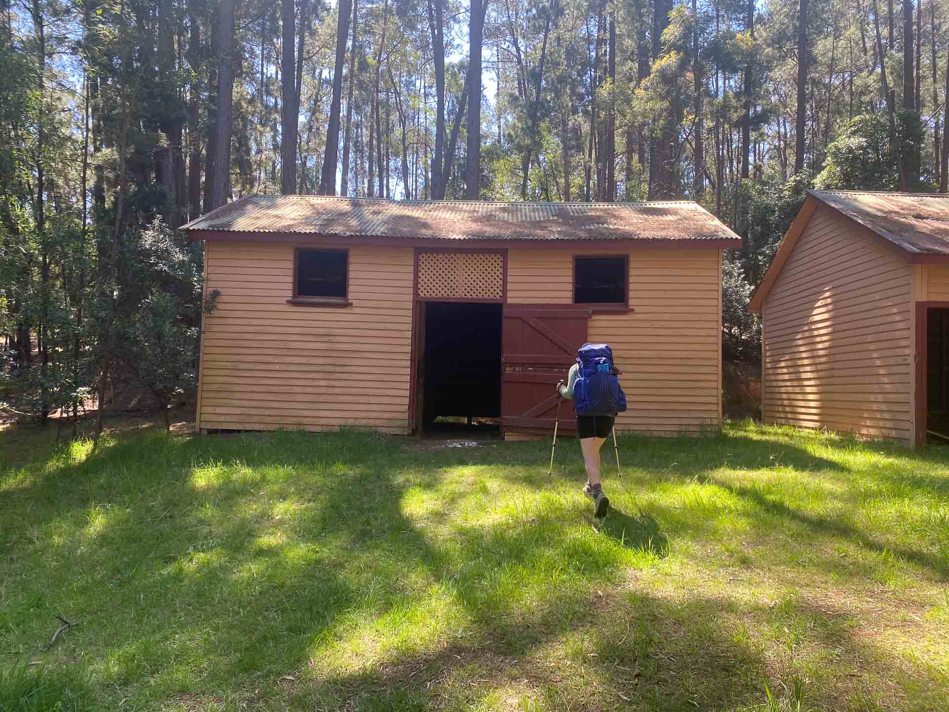 Hiking From Daylesford to Ballarat on the Goldfields Track, Reanna Clark, Victoria, forest, hiking, hut