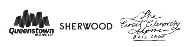 Queenstown, Sherwood, Great Glenorchy Alpine Base Camp Logo 