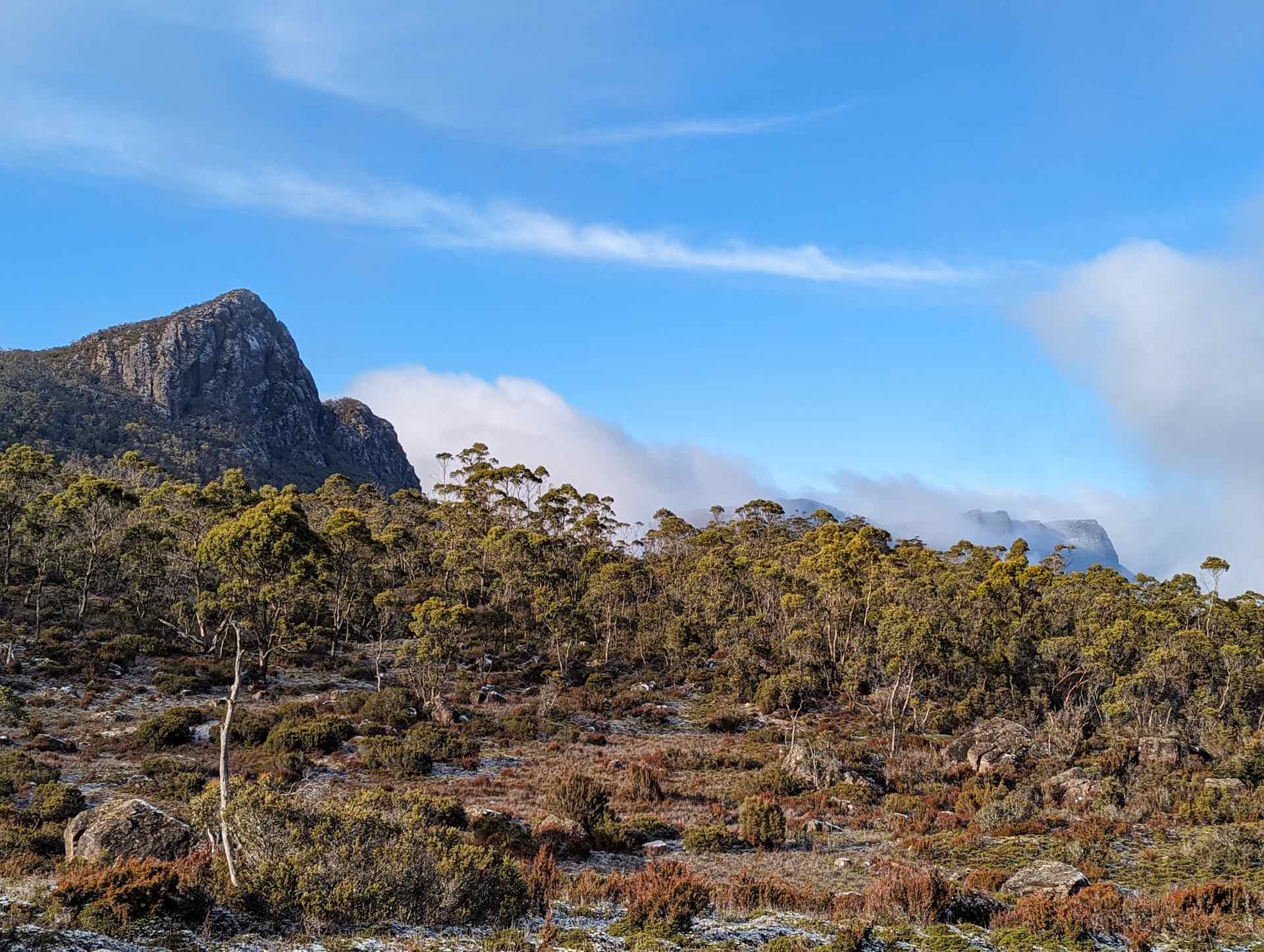 This Guy is Summiting the Highest Point in All 16 of Australia's States & Territories, william crompton, hiking, australian mountains, central plateau of tasmania