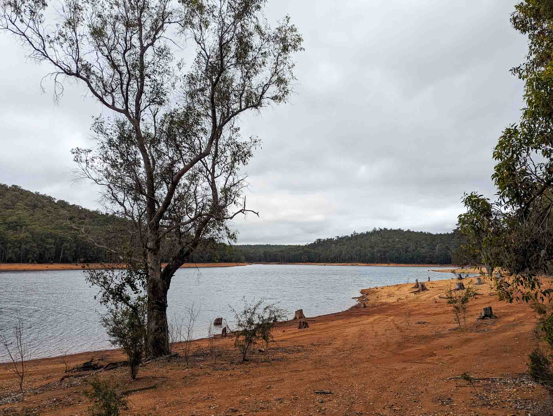 A Bliss(ter)ful Walk Along the Wiilman Bilya – Collie’s New Multi-Day Hike, multi-day hike, perth hike, WA hike, red river bank on the wiilma bilya