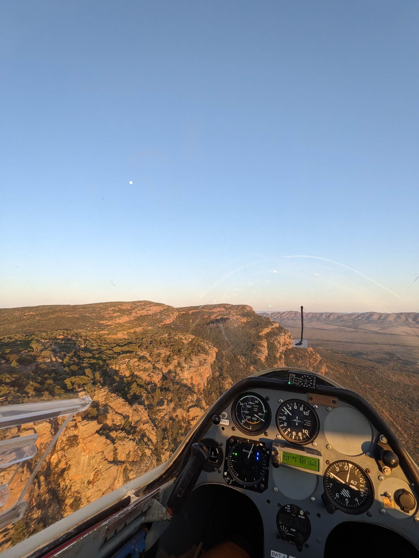 Discovering the Magic of the Ikara-Flinders Ranges, Photos by Ella Forward, South Australia, glider, cockpit