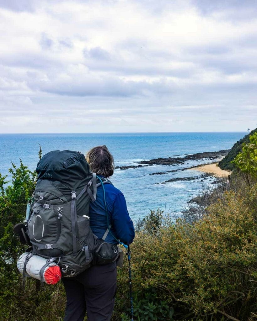 A Photographer’s Journey Along the Great Ocean Walk, Ash Wild, beach views, hiker, Victoria