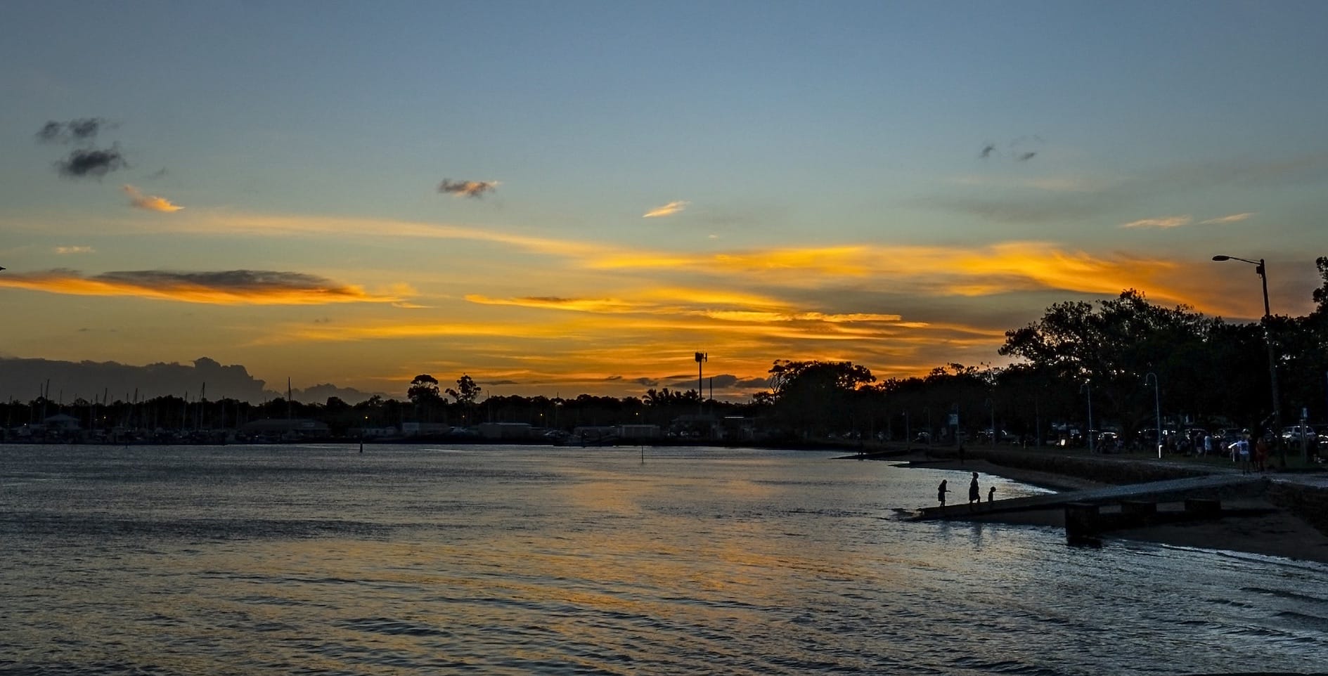 Best fishing spots brisbane, Photo by John/@shebalso at Flickr, Cabbage Tree Creek, Shorncliffe, Brisbane, Queensland,