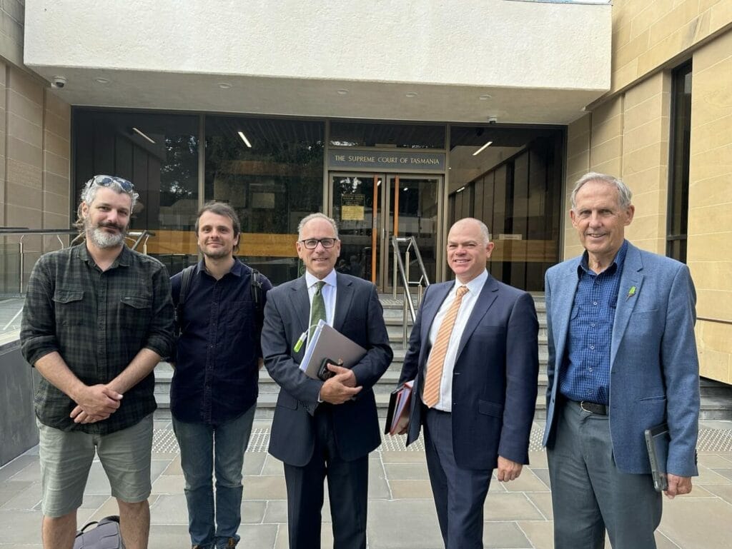 Bob Brown Foundation at Tasmania's Supreme Court.