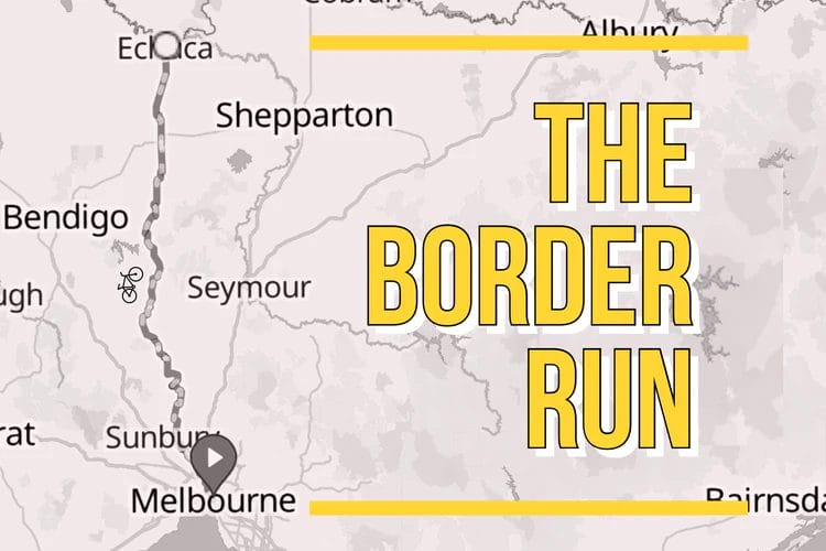 The Border Run Event, Photo by Curve Cycling, Victoria.