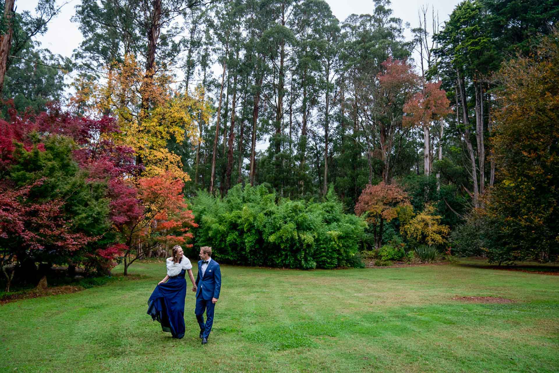 7 Spectacular Locations Explorers Have Popped *the* Question, Photo by Carley Payne, outdoor engagements, love, dating, kate reynolds getting married at the singing gardens in toolangi victoria
