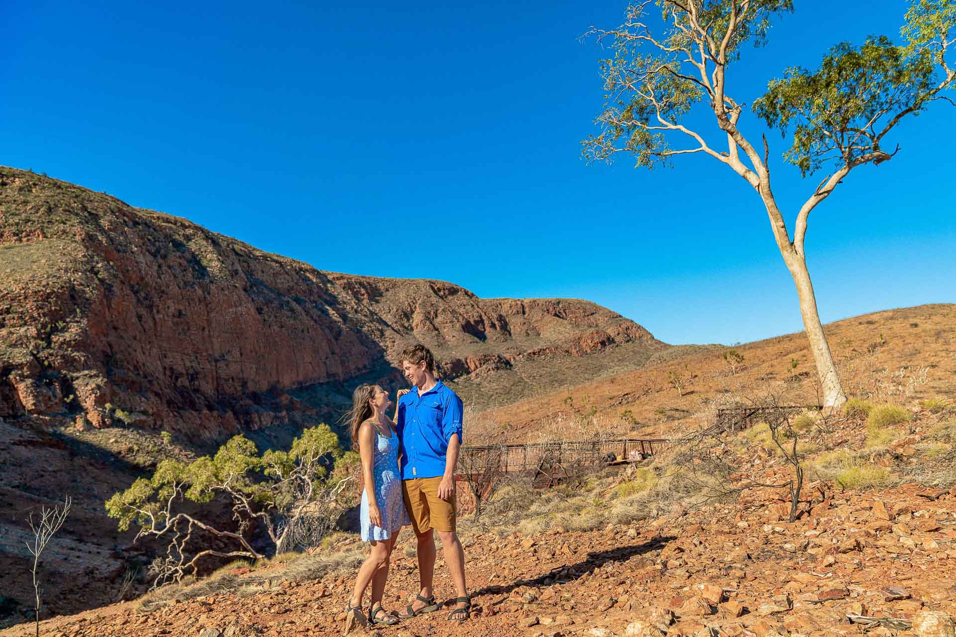 7 Spectacular Locations Explorers Have Popped *the* Question, Photo by Lisa Hatz, outdoor engagements, love, dating, glenna goldman getting engaged at redbank gorge