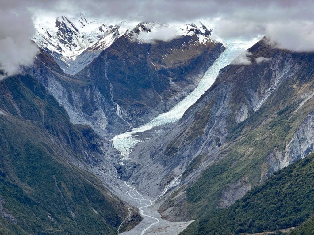 Mount Fox Route – New Zealand’s Greatest Scramble to See Fox Glacier, Photo by Connor Fisher, nz hikes, fox glacier, day hike, view of fox glacier