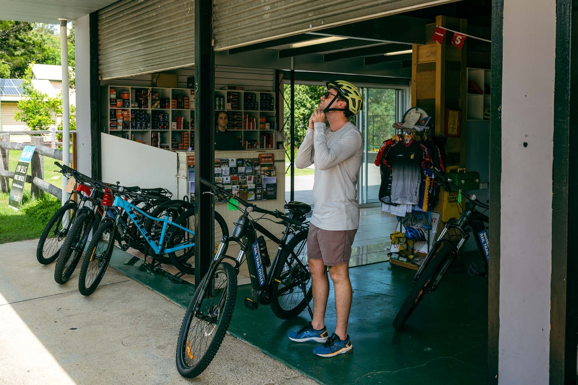 All the Adventures We Unearthed on a Trip to Southern Country Queensland, Photo by Rian Cope, queensland, southern queensland country, road trip, picking up bikes at the brisbane valley rail trail centre