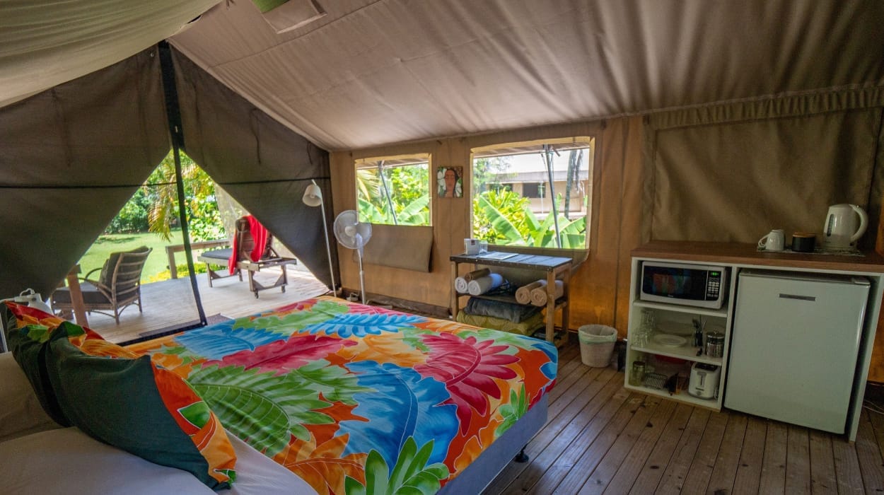 Luxury Safari Tent at Ikurangi Eco Retreat | Photo Supplied by Isabella Borriello