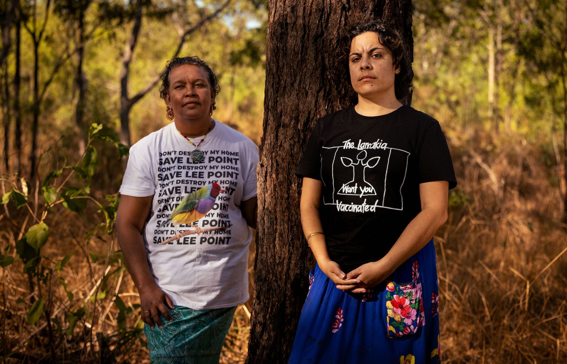 Lee Point Camp: A Place of Decolonial Climate Activism, photo by Rebecca Parker, women, indigenous, aboriginal, activist, protest