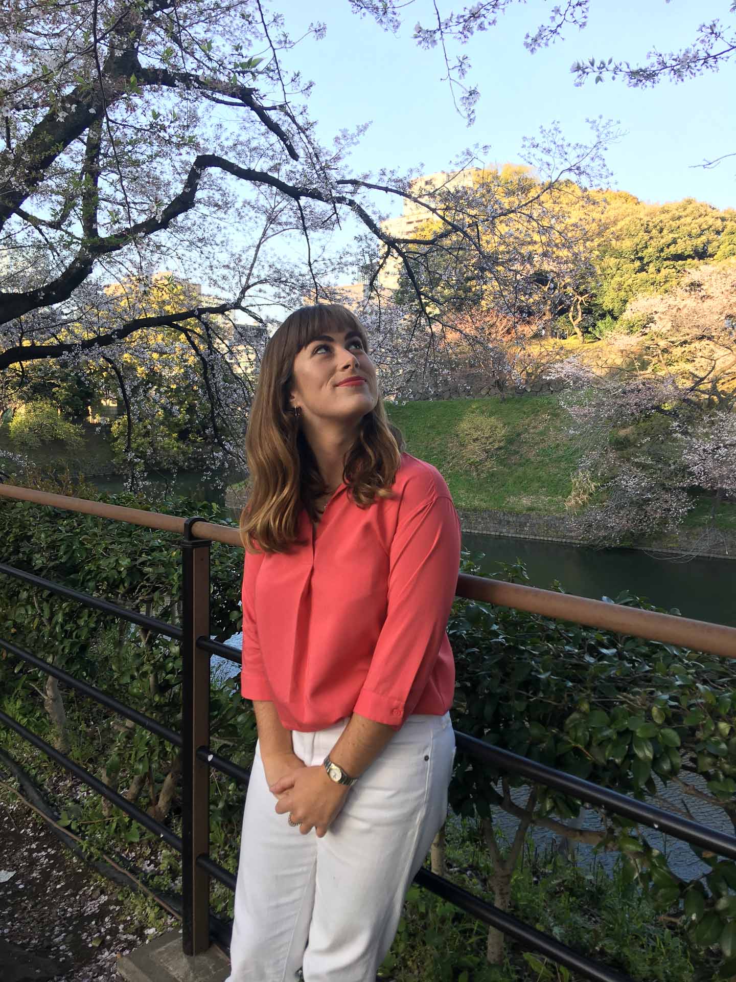 Everything You Need to Know About Visiting Japan in Cherry Blossom Season, Photos by Caitlin Robson, Tokyo, Chiyoda River