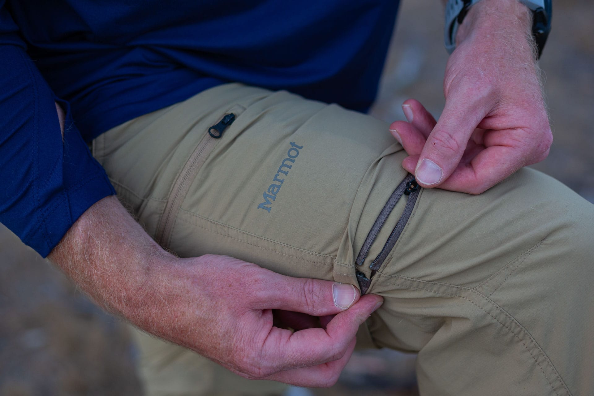 We Took Marmot's New Tents, Sleeping Bags, & Jackets Out Bush, Men’s Arch Rock Convertible Pants, Ben Wells