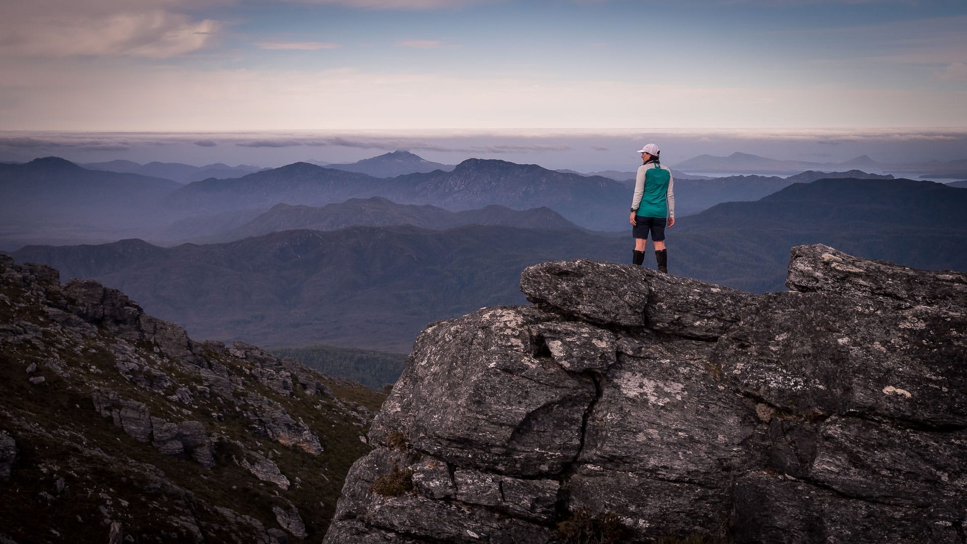 9 Things You Oughta Know Before Walking Tassie’s Western Arthurs Range, Photos by Ben Wells, Tasmania, view south from Western Arthurs