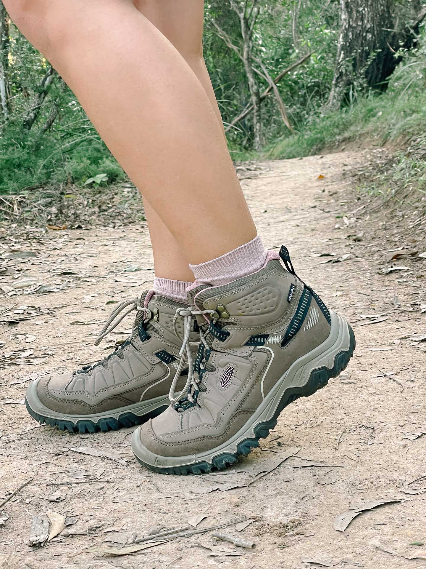 ミドルブーツ KEEN Women's Targhee IV Mid Waterproof Hiking Boots Women's Targhee IV Waterproof Hiking Boot | Bison/Beaujolais