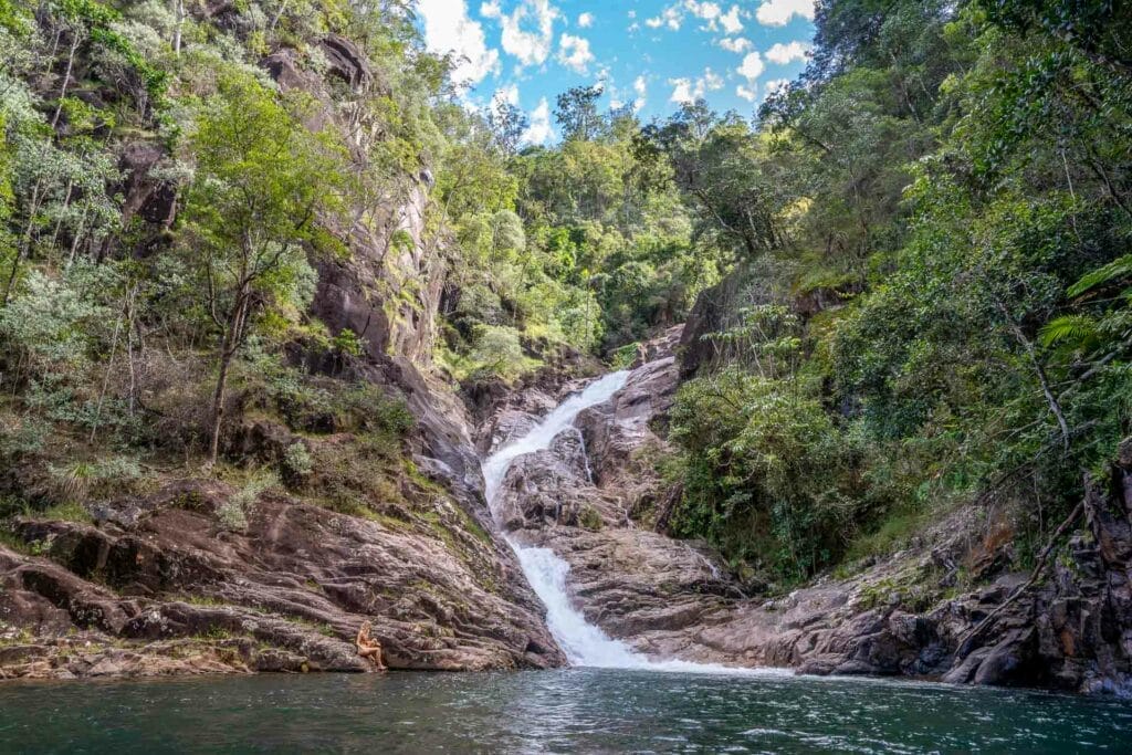 Eungella National Park is the Lush Rainforest Playground You’ve Been Looking For, Photo by Isobel Owers, Mackay Isaac Region, Queensland, sponsored, waterfall, cascades, rainforest, rock hopping, swimming