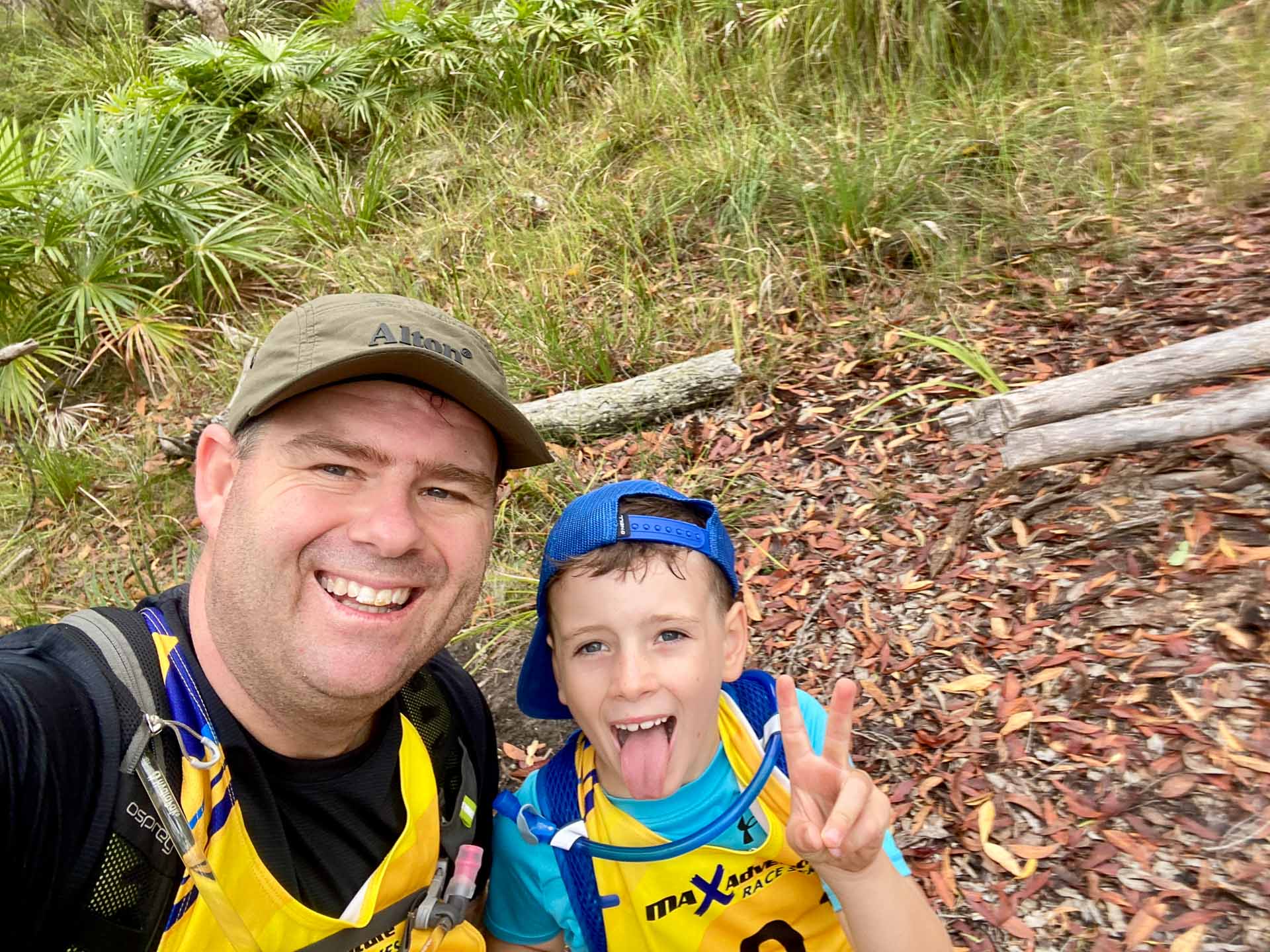 Who Said Adventure Races Aren't a Family Affair?, Photos by Ben Dawson, son, child, kid, event, excited, happy, father, dad, selfie