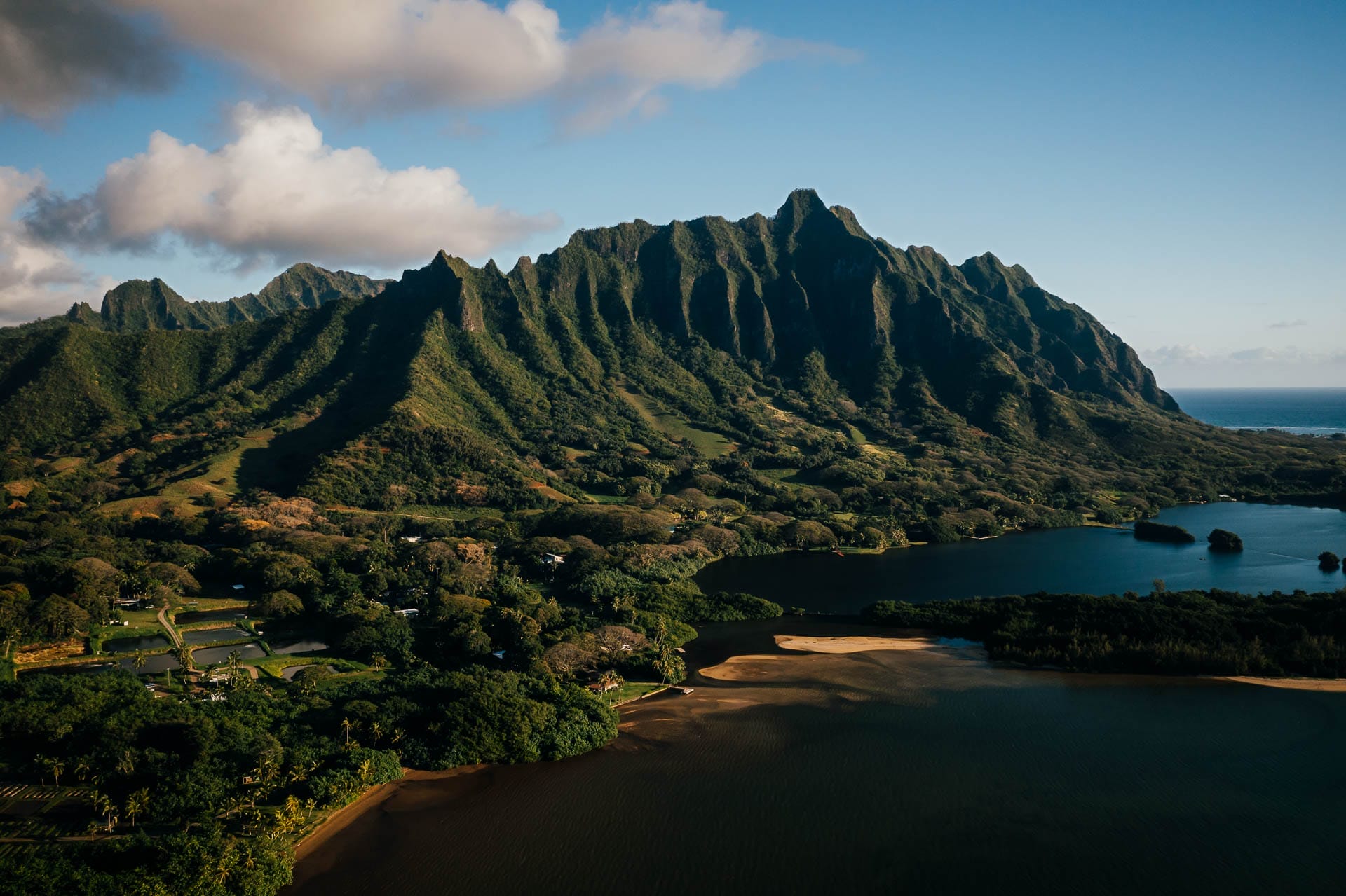 Discovering the Heart of Hawaiʻi: Farming Kalo in Waimea Valley, Hawaii, Photography by Matt Horspool, Etchd Photograhy. Kualoa Ranch, ocean, mountains