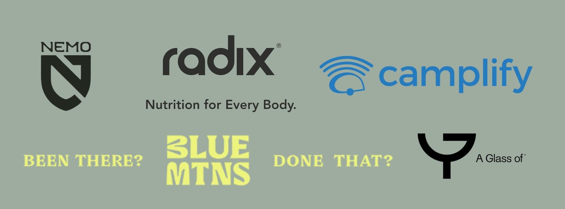 Win the Ultimate Camp Set-Up and EVERYTHING That Comes With It Worth Over $7,000! Brand Graphic. Radix, Camplify, Blue Mountains Tourism, Nemo Equipment, A Glass of