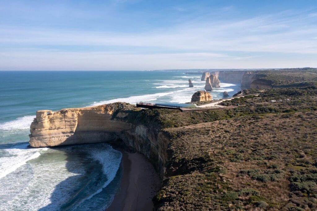 The 12 Apostles Has a Brand New Lookout, photo by Parks Victoria, Saddle Lookout, Great Ocean Road