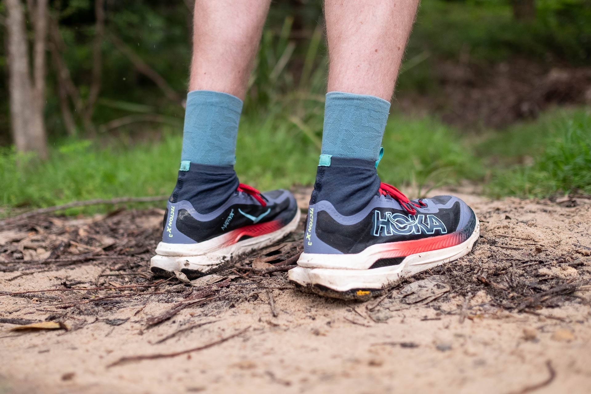 HOKA Tecton X 3 – Our First Look at the Race Winning Trail Running Shoe, photo by Sam Heaton @heatoburrito, runner Tim Ashelford, balmoral, nsw, trail running