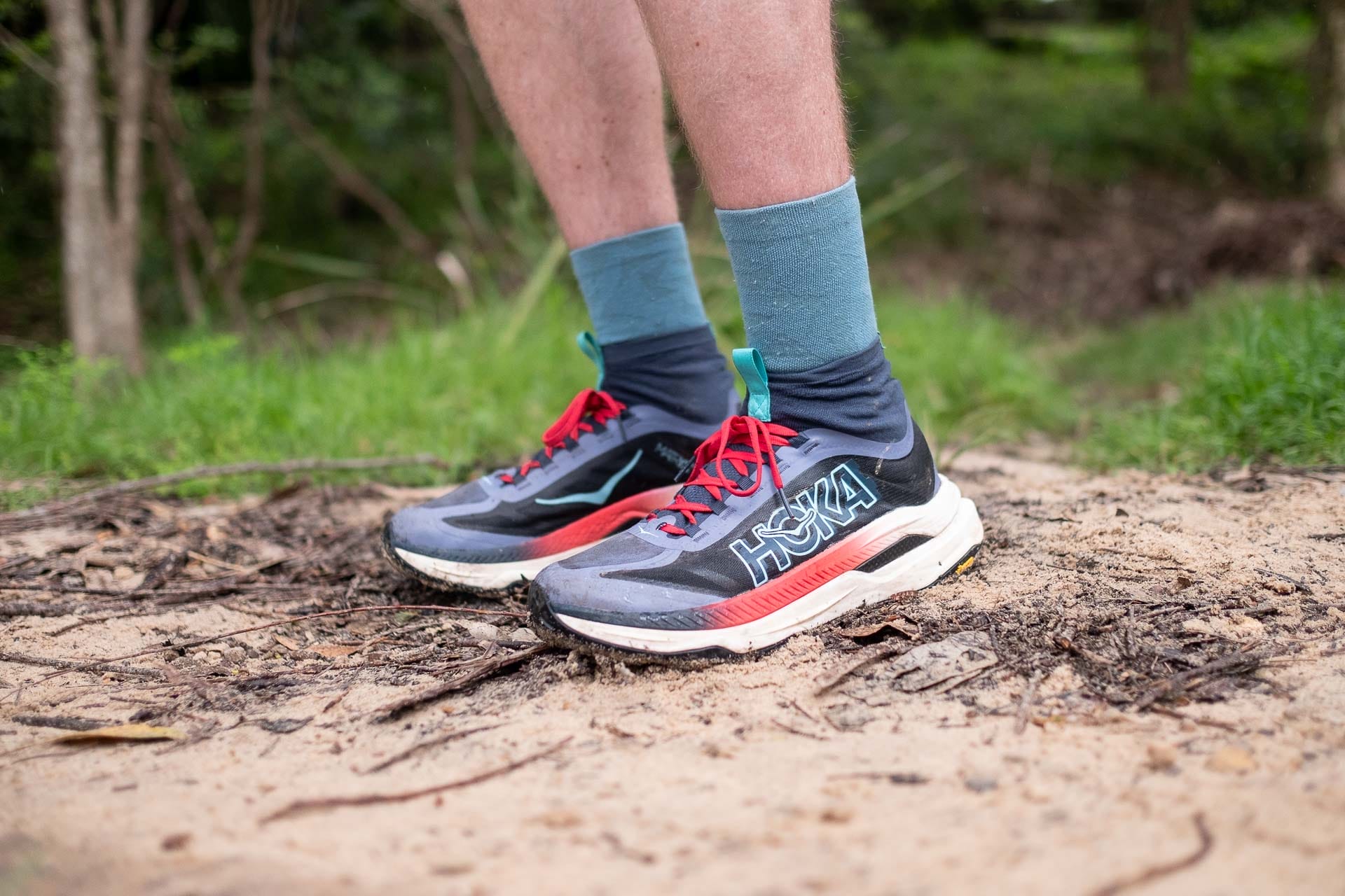 HOKA Tecton X 3 – Our First Look at the Race Winning Trail Running Shoe, photo by Sam Heaton @heatoburrito, runner Tim Ashelford, balmoral, nsw, trail running