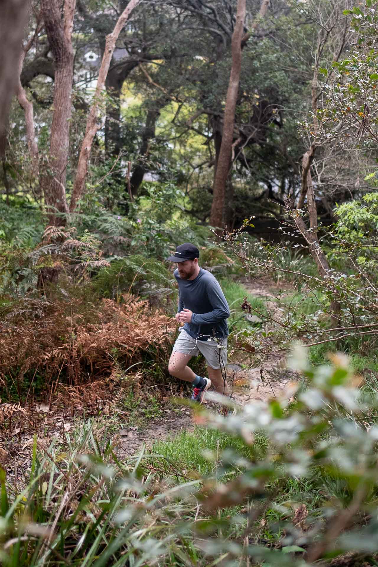 HOKA Tecton X 3 – Our First Look at the Race Winning Trail Running Shoe, photo by Sam Heaton @heatoburrito, runner Tim Ashelford, balmoral, nsw, trail running, bush