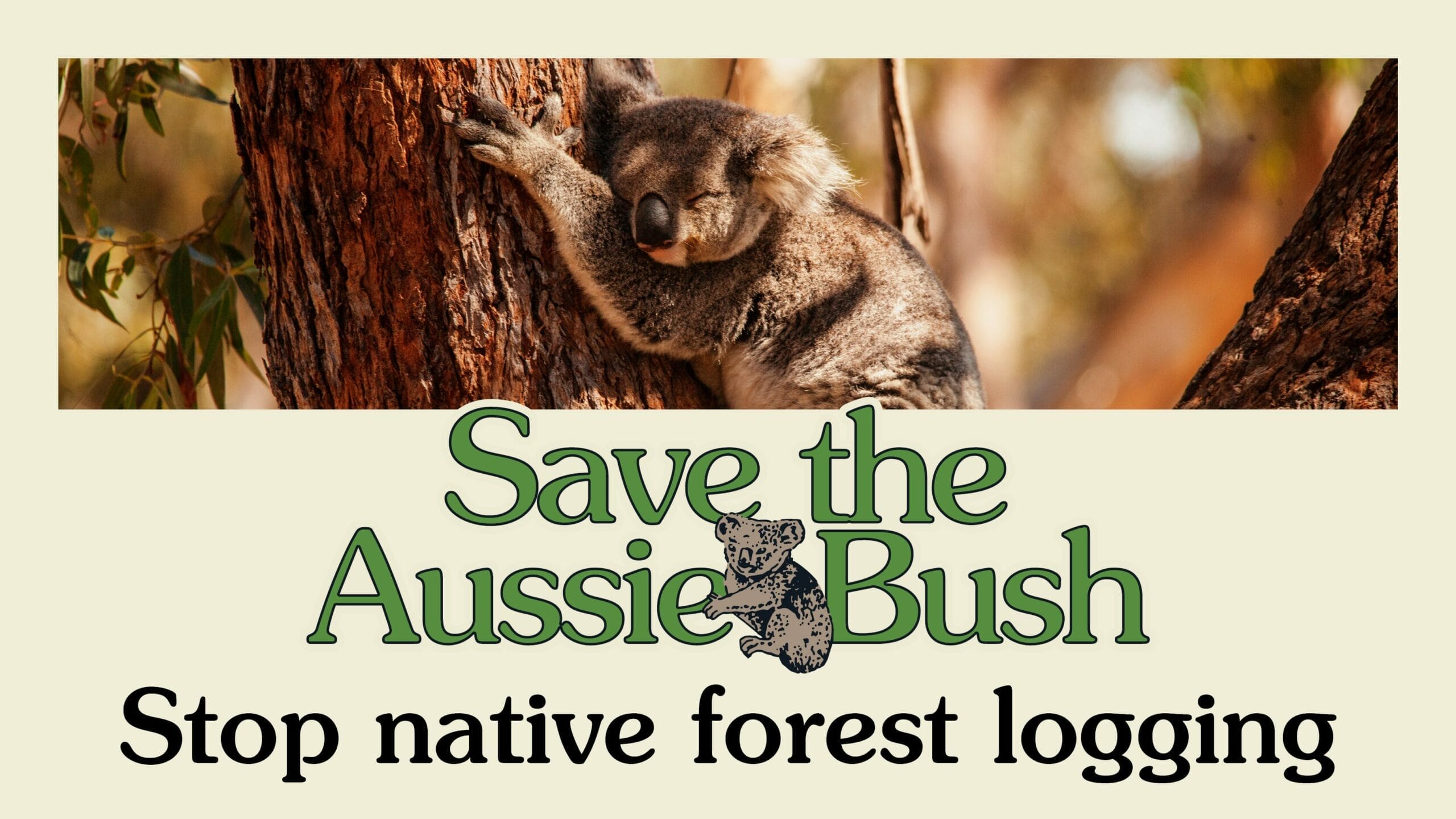 Save the Aussie Bush campaign, credit Dr Sophie Scamps MP