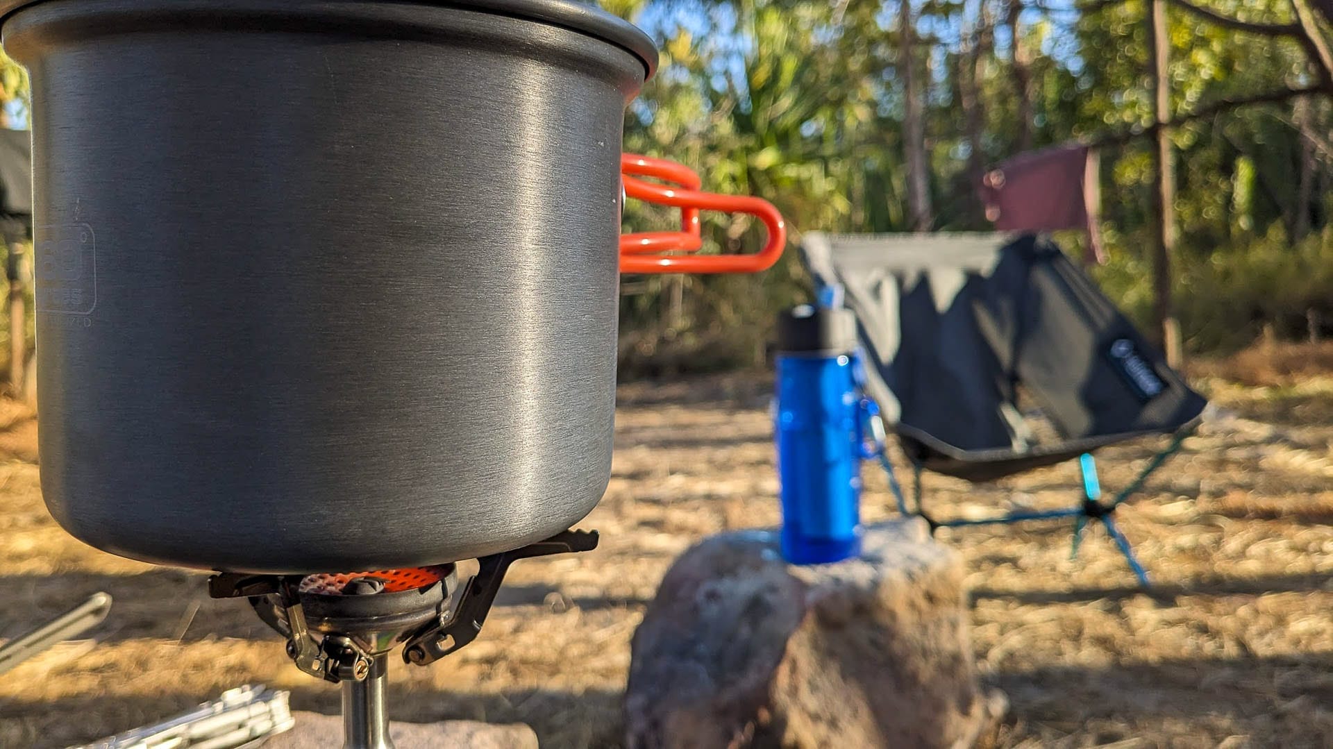SOTO Amicus With Igniter Hiking Stove – Reviewed & Tested, Jatbula trail, NT, Photo by @jessleenehme, flame