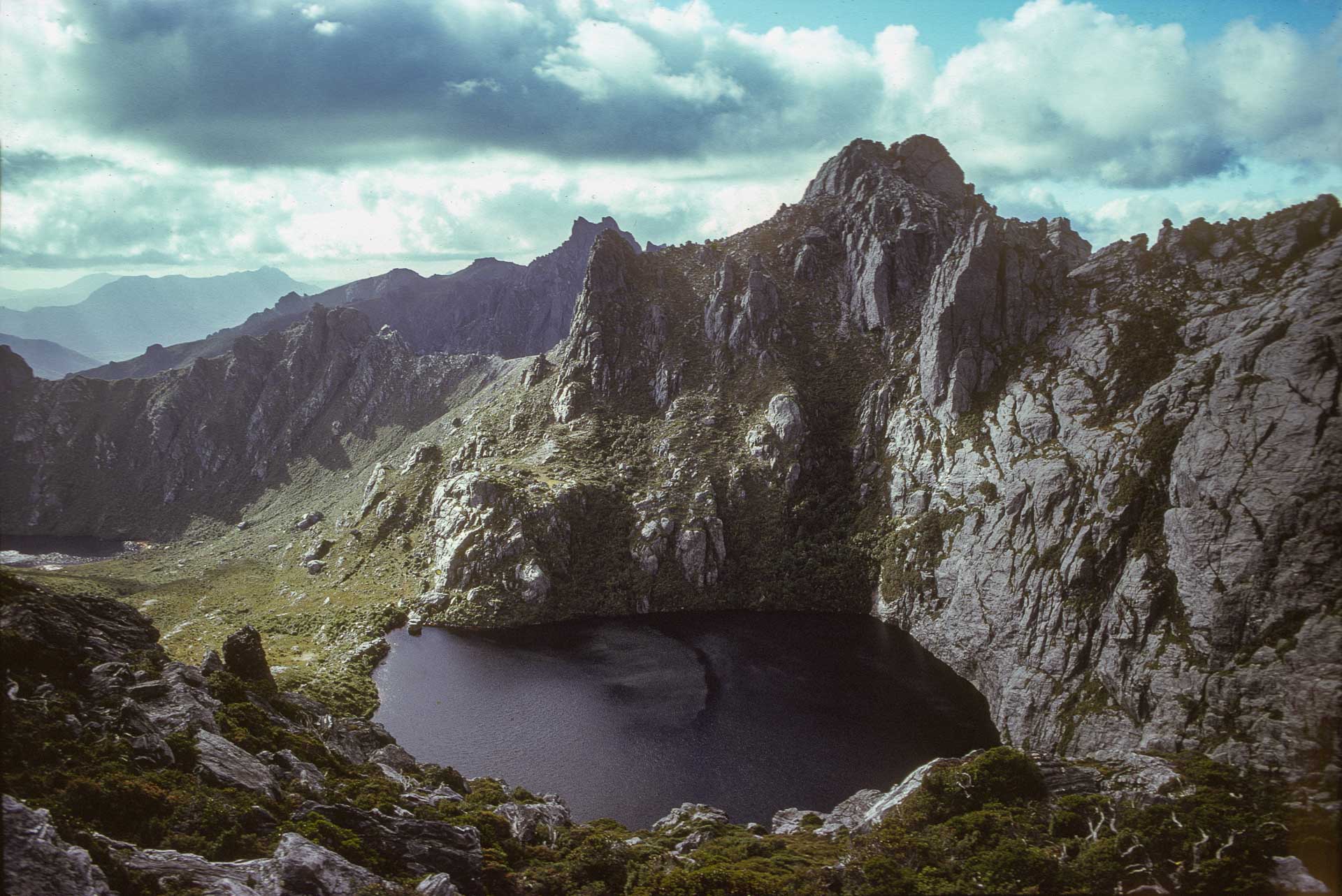 Square Lake and Mt Procyon, Western Arthurs Traverse, Southwest National Park, Tasmania, John and Monica Chapman