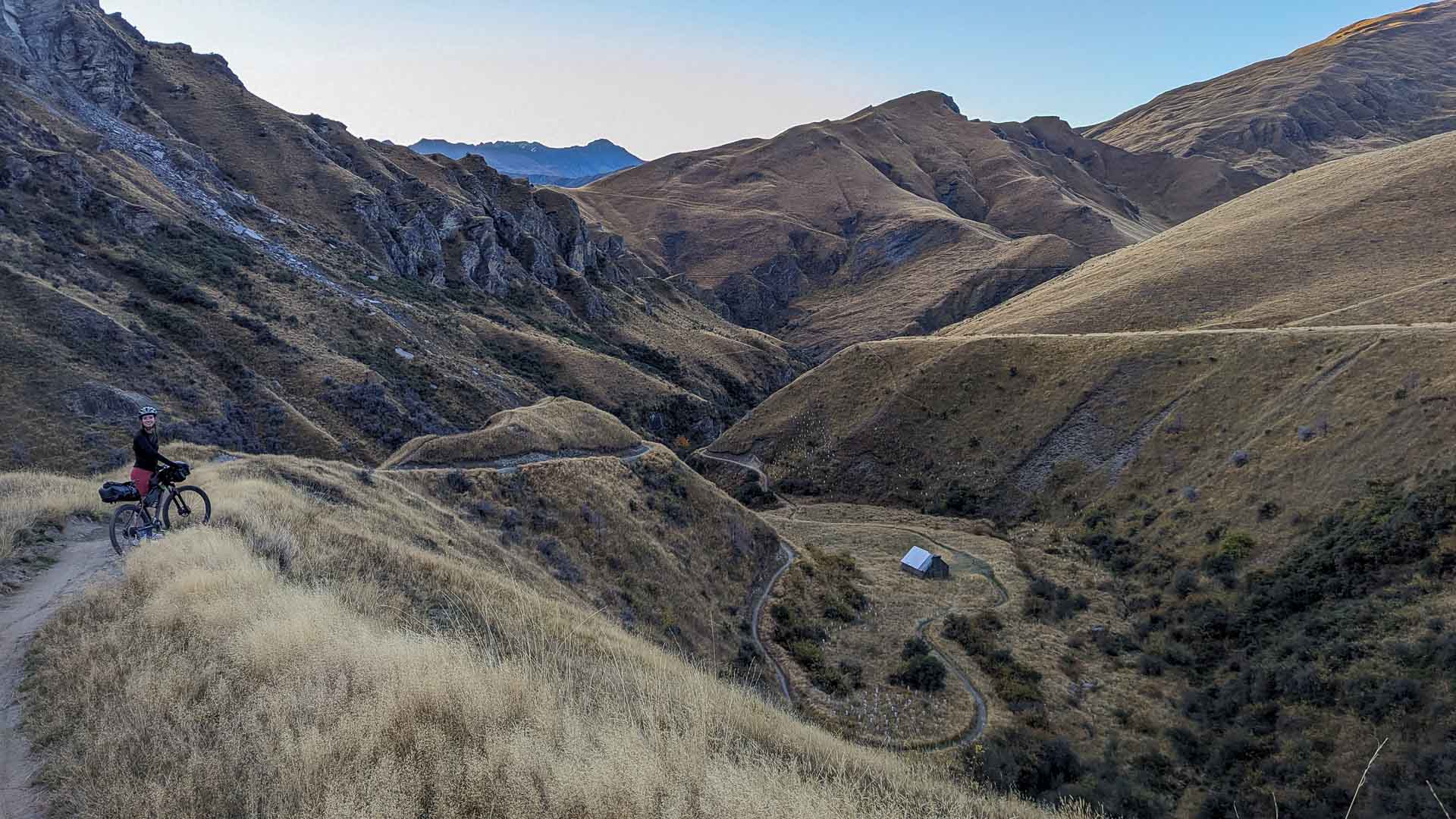 Coronet Loop Trail – A Backcountry Bikepacking Route Near Queenstown, NZ Accessible by Public Transport, photos by Claire Brack, Day two, bikepacking, mountain, cyclist, bike ride, gravel ride