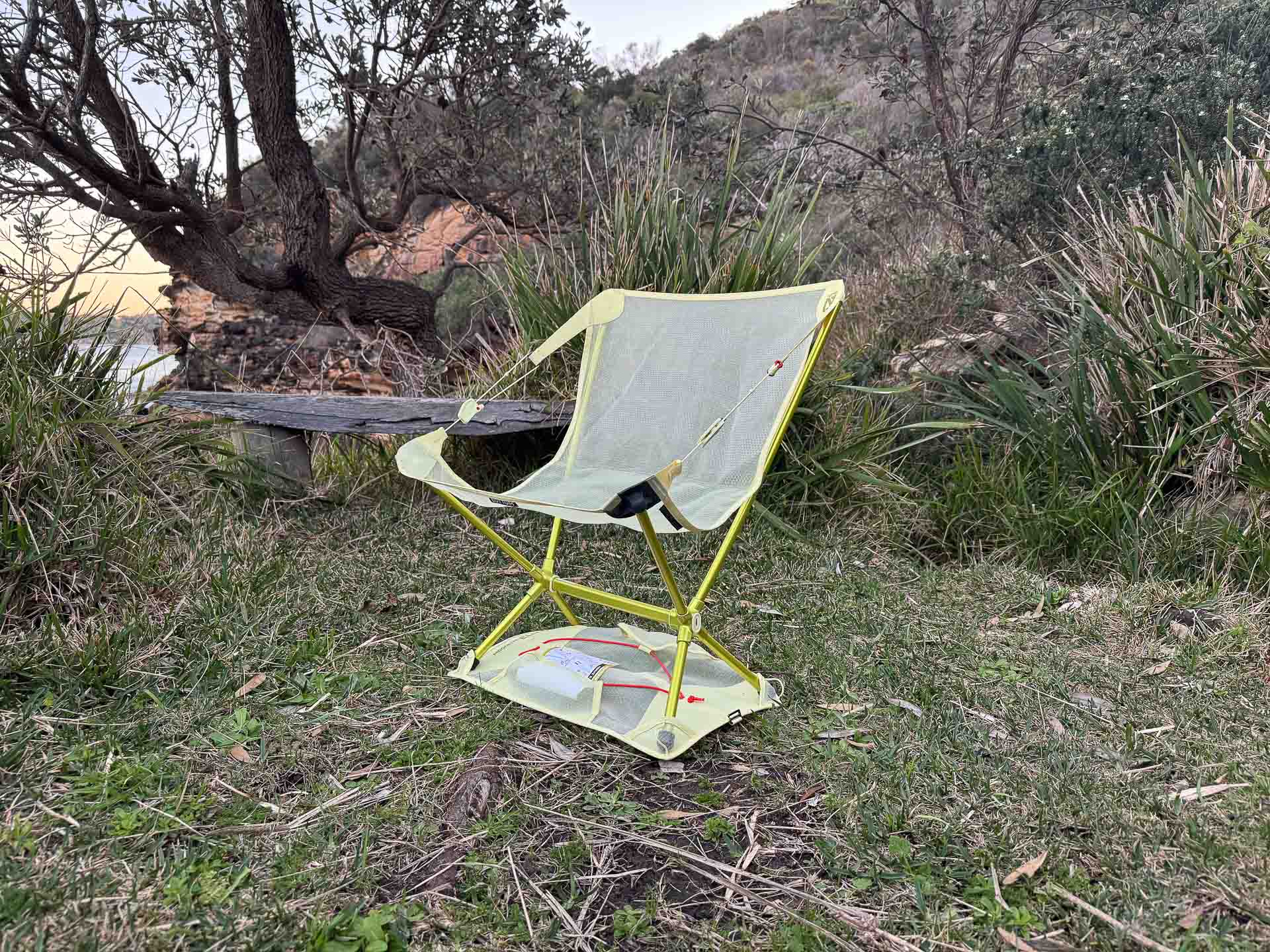 Nemo Moonlite Elite Reclining Hiking Chair – Reviewed and Tested, photo by tim ashelford, ultralight hiking chair