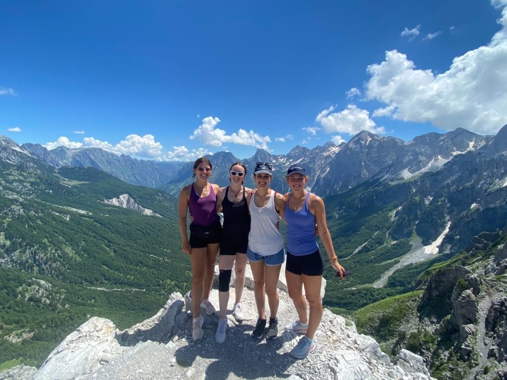 Albania Uncovered: Backpacking Through the Most Slept-on Country in Europe, Photos by Scarlett Rogers, friends, travel, trip, mountain view