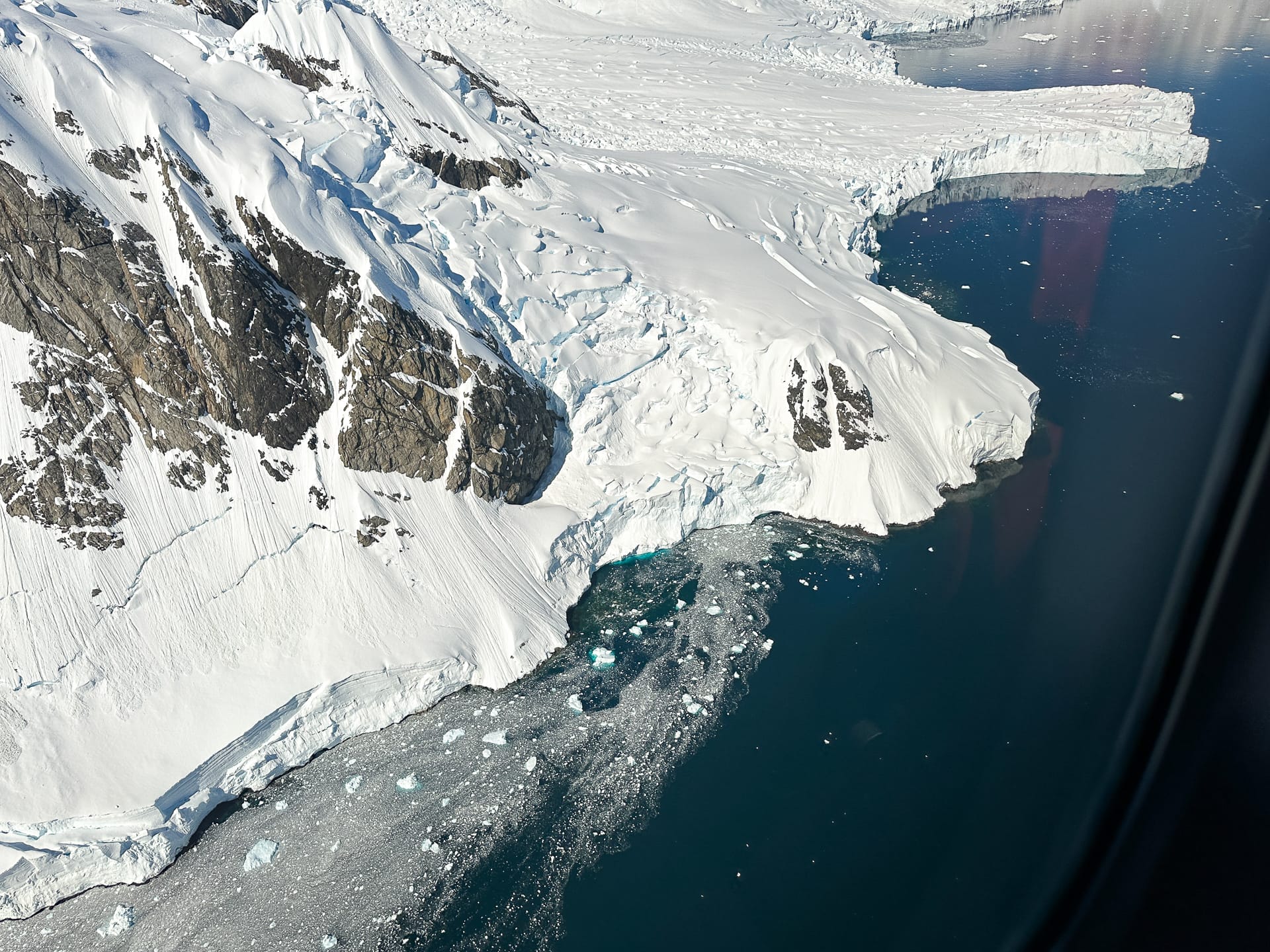 Charlotte Bay from the helicopter 2