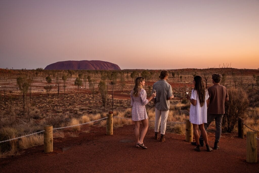 134439 Enjoying the sunset at Uluru 56