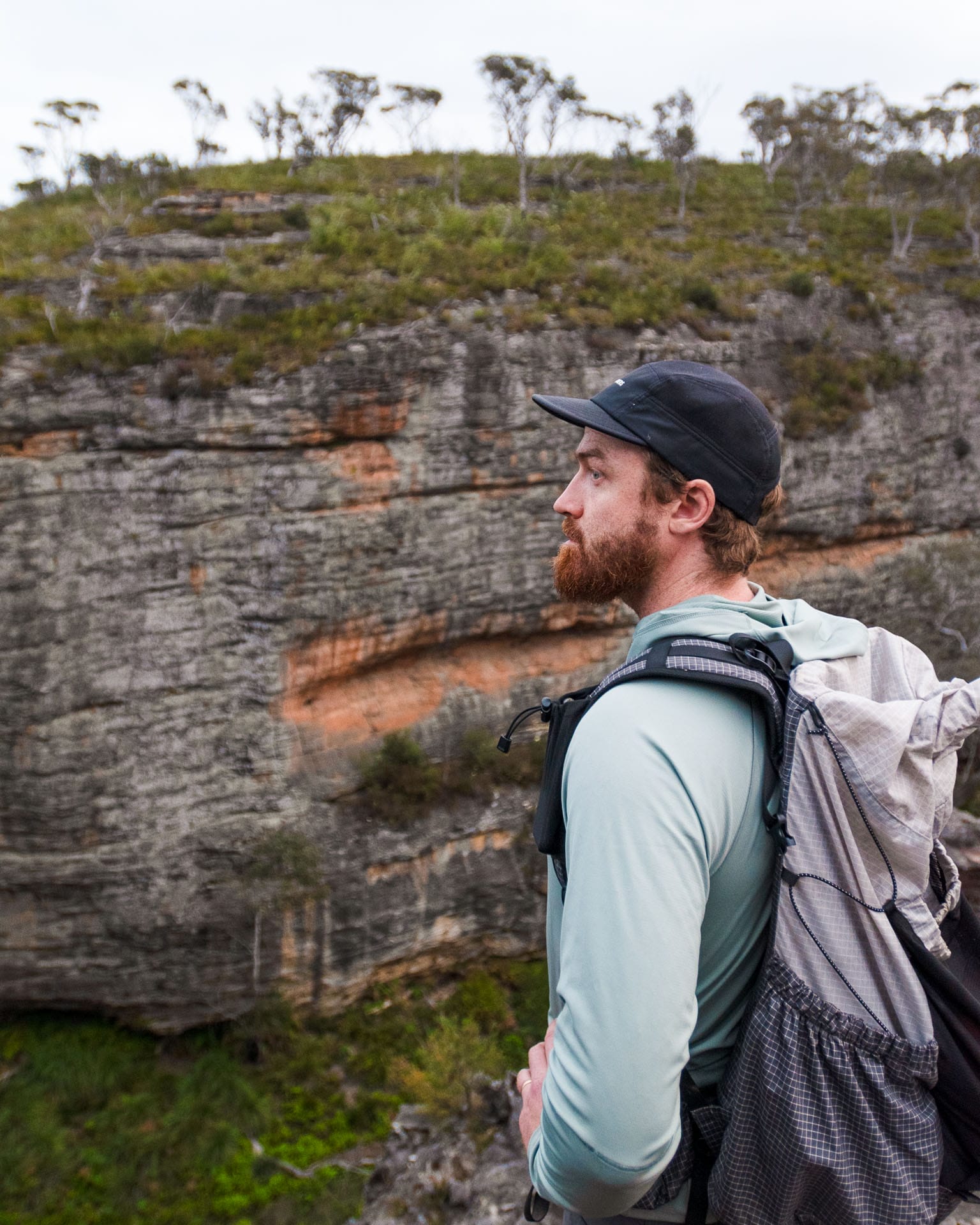 Exploring Gooch's Crater – A Hidden Gem in NSW’s Blue Mountains, Photo by @andrew.exploring, overnight hike, track, pagoda