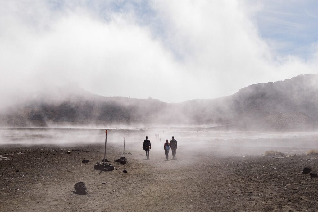 Tongariro Alpine Crossing: Hike the Greatest Day Walk in the World, Photo by Dylan Arthur, New Zealand, North Island, volcano, steam