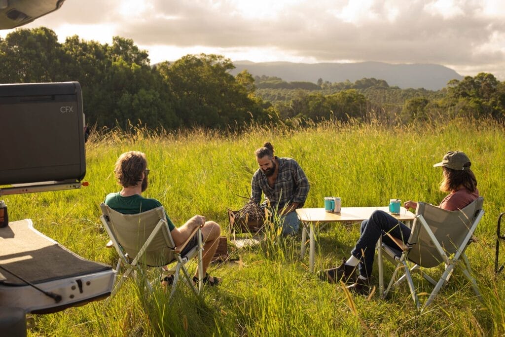 I Reluctantly Upgraded to the Dometic CFX5 Fridge And Have No Regrets, Casey Fung, Dometic, friends, camping