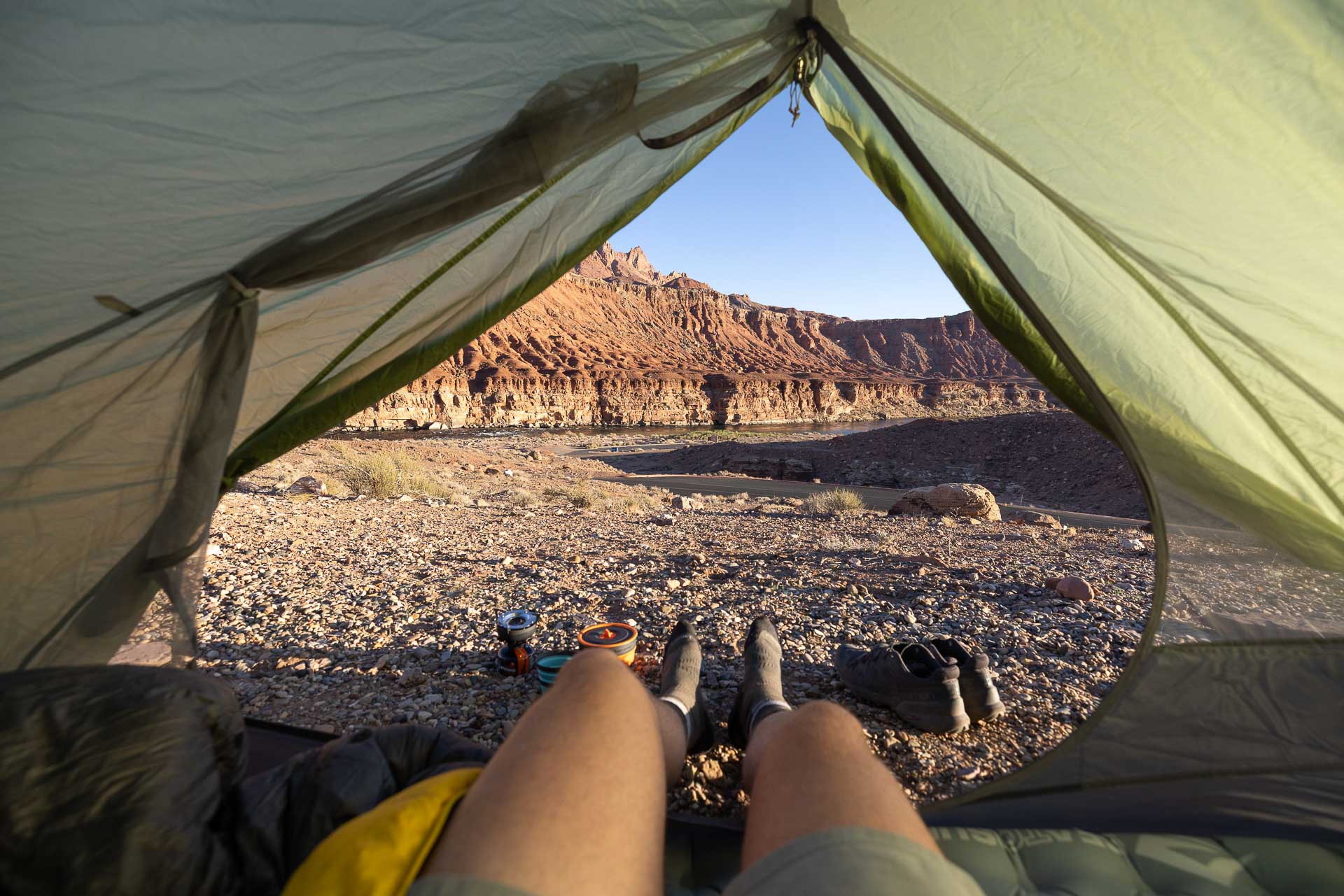 Page, Arizona, photo by Jess bonde, ari001, sea to summit, tent, telos TR2