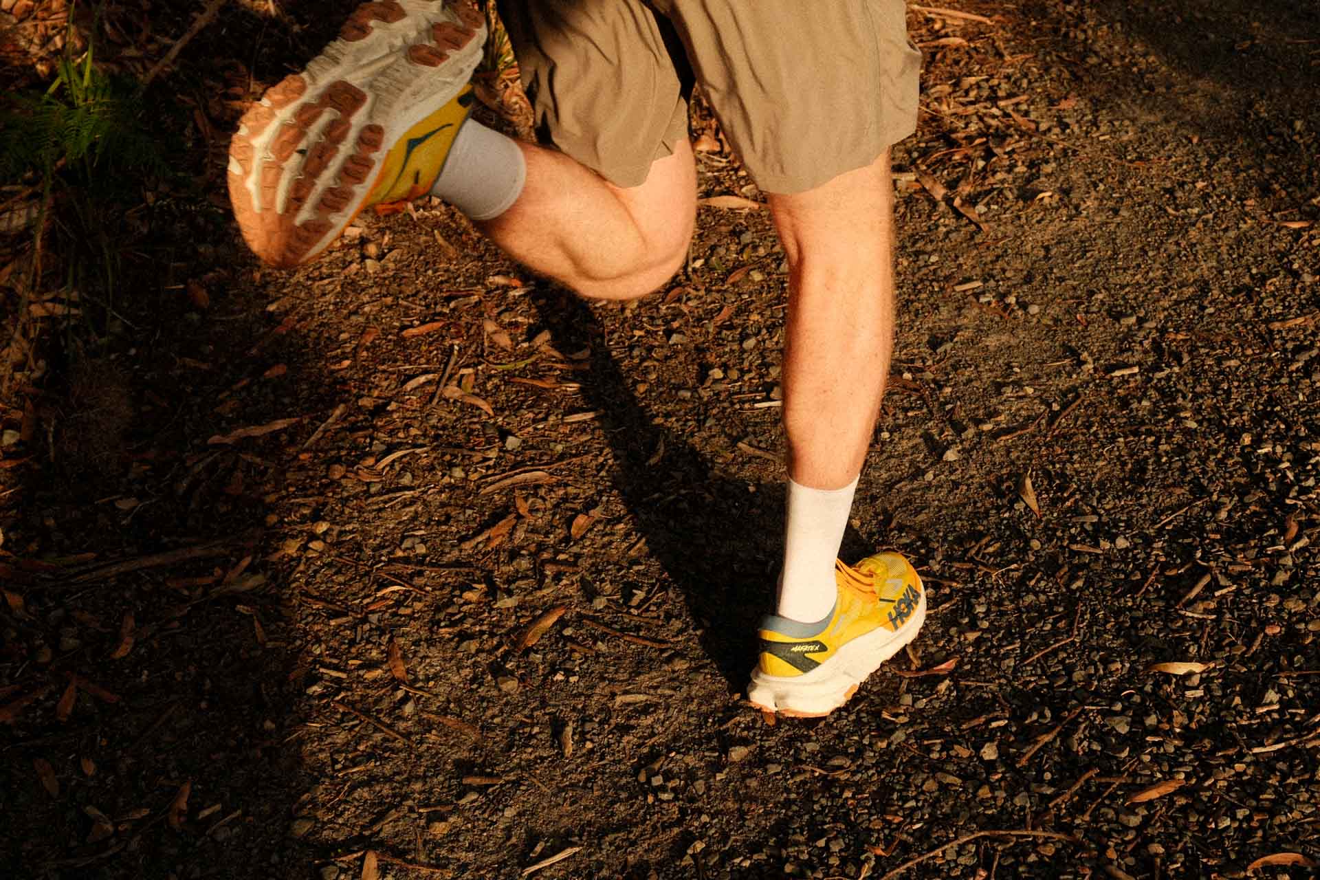 HOKA’s New Carbon-Plated Trail Shoe Is Nearly Two Inches Tall, Why?, first look, photo by Jack Brookes, @jackjbrookes, trail running shoes, hawks nest, nsw