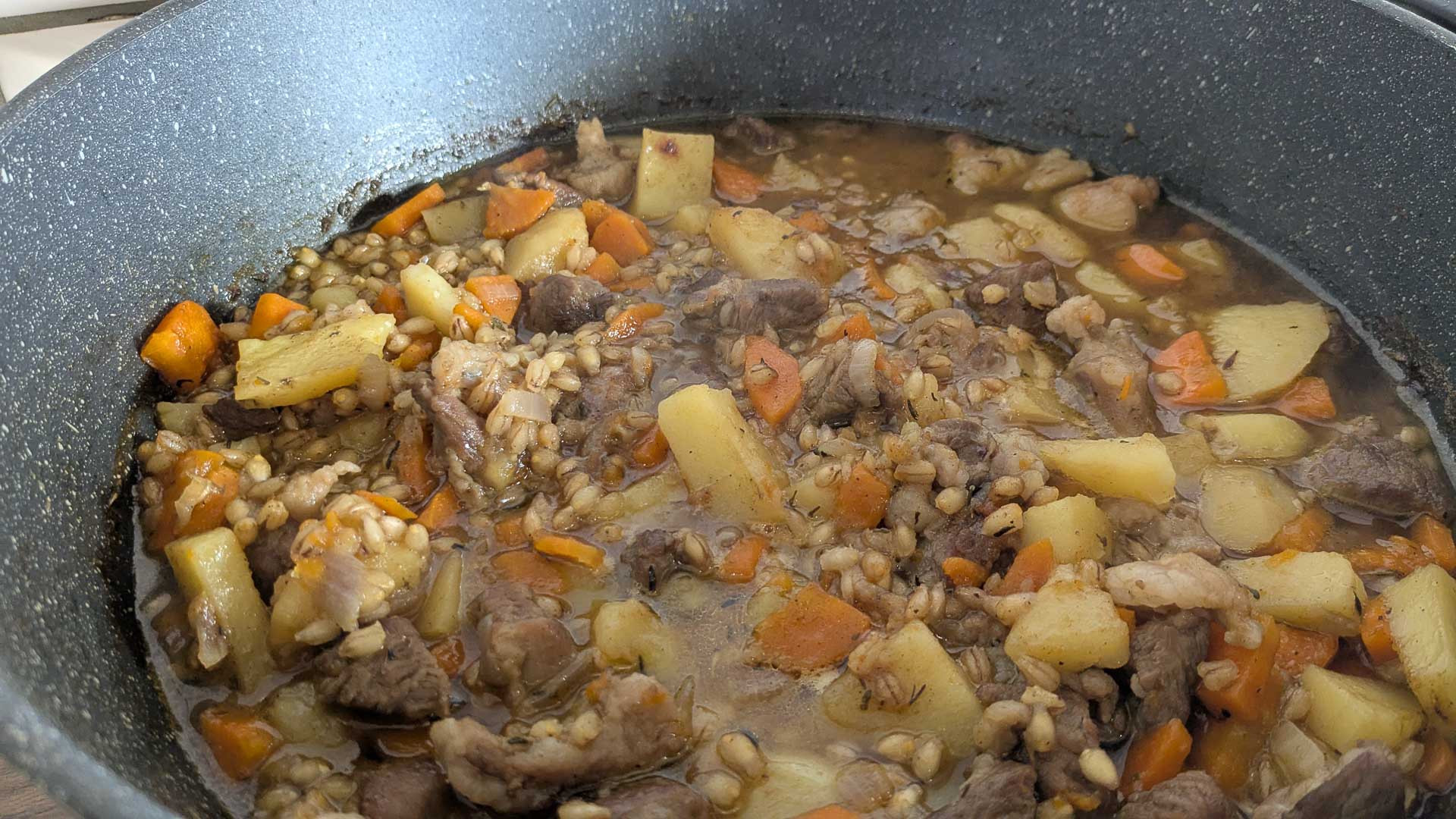 The Underrated Camping Hack That Keeps You Eating Well All Weekend (Plus Recipes!), jess barlow, hydro flask, food storage, Stew